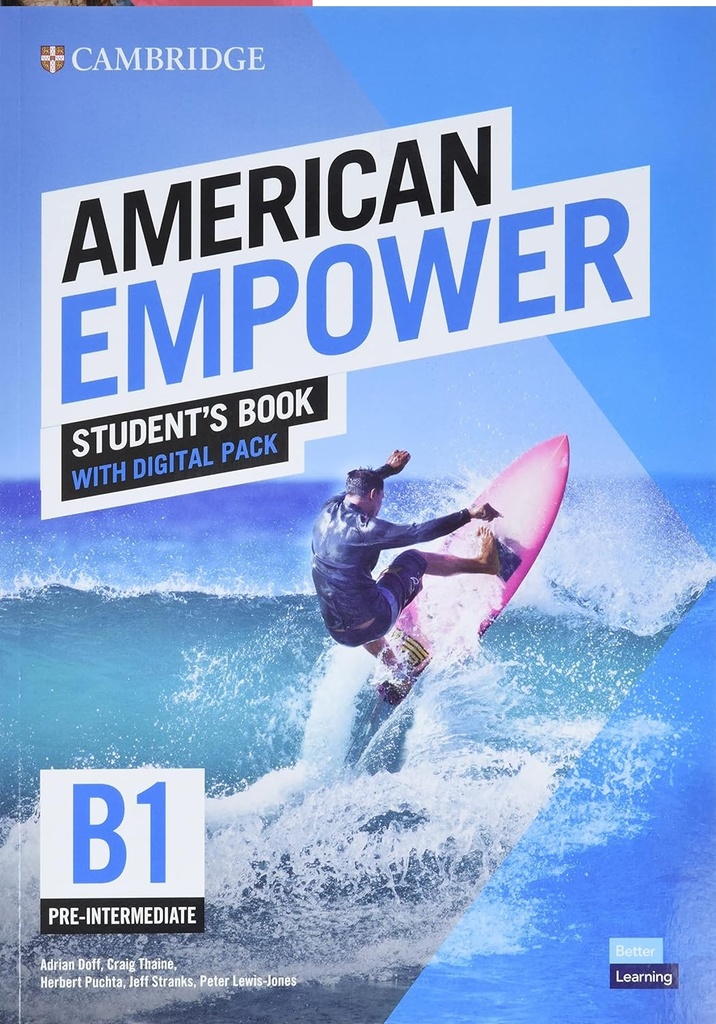 TEXTO AMERICAN EMPOWER PRE INTERMEDIATE B1 STUDENTS BOOK WITH DIGITAL PACK PRINT ONLINE CAMBRIDGE