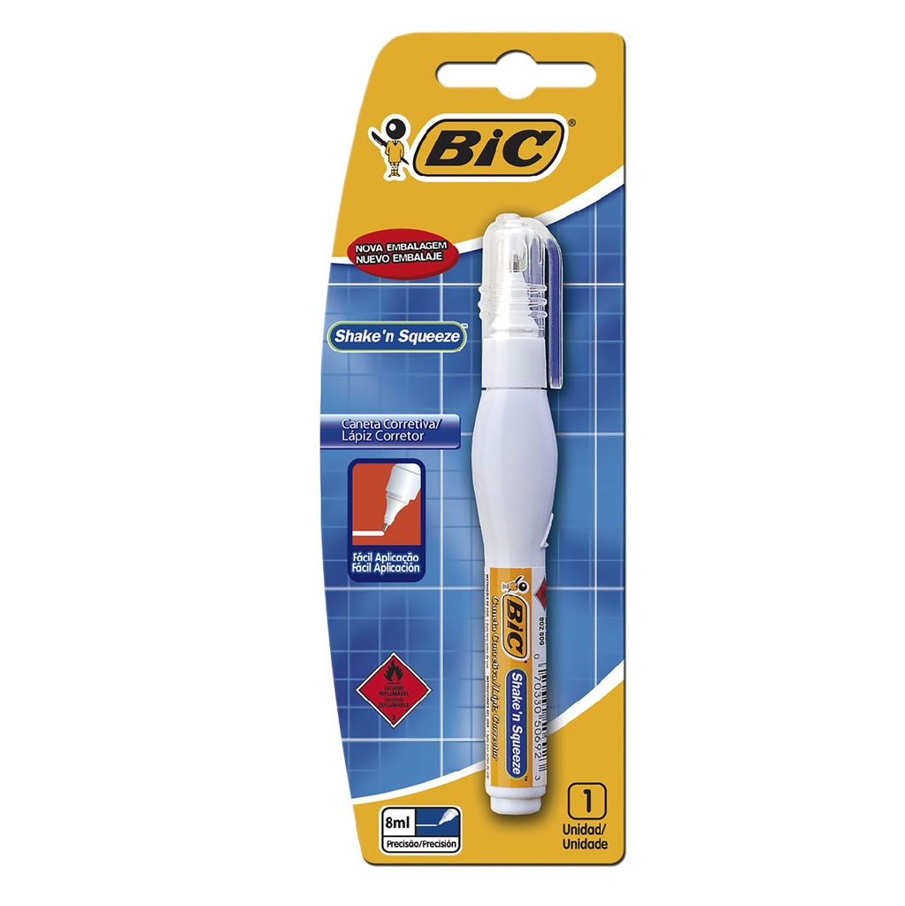 CORRECTOR BOLIGRAFO SHAKEN SQUEEZE BIC 