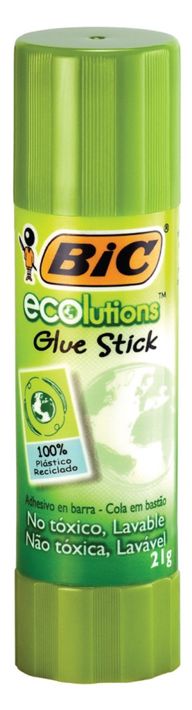 GOMA EN BARRA ECOLUTIONS 21 GRAMOS BIC 