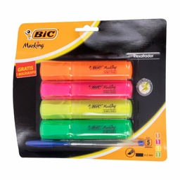 [7861186204285] BIC  RESALTADORES 4COL+1ESFE